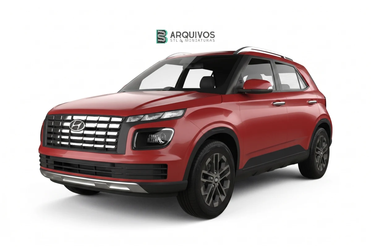 Modelo 3D STL - Hyundai Venue Turbo 2022 — foto 2